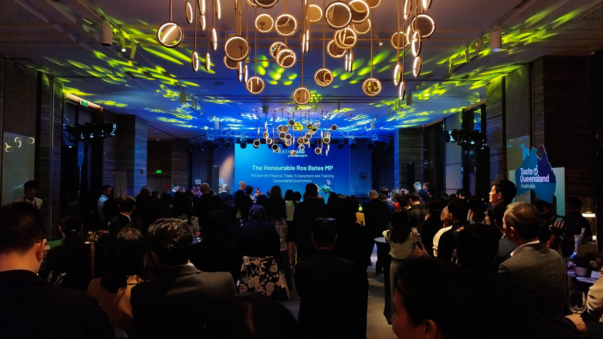 Barbaros Group at the Friends of Queensland Reception in Hanoi.