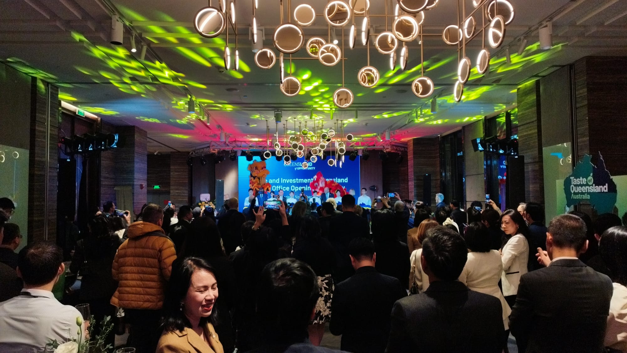 Barbaros Group at the Friends of Queensland Reception in Hanoi.